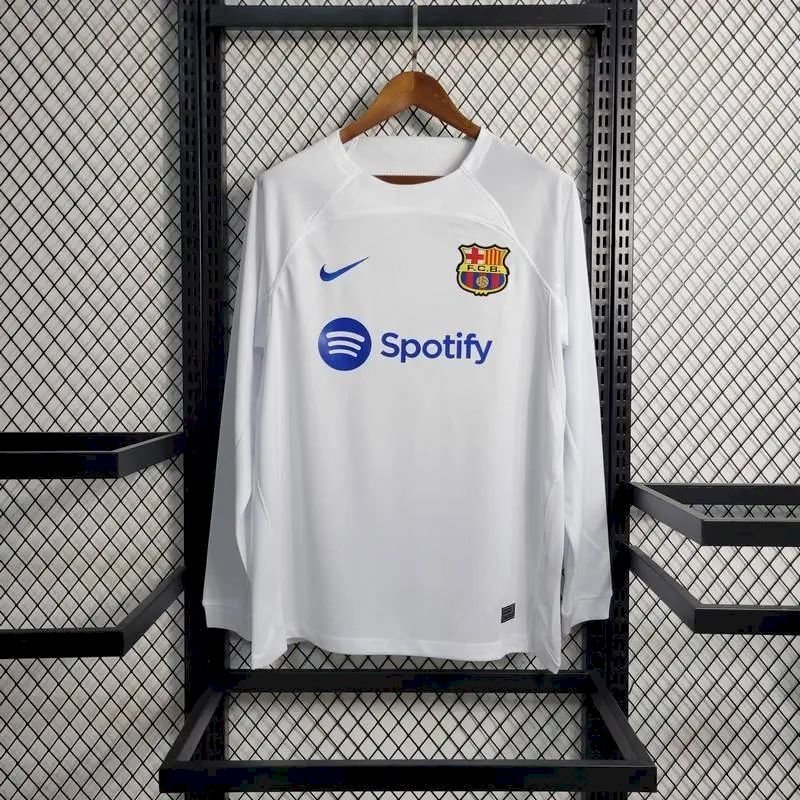 Maillot Homme Barcelona 2023/24 Extérieur Manches Longues