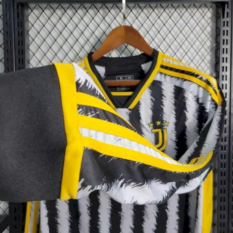 Maillot Homme Juventus 2023/24 Domicile Manches Longues – Image 6