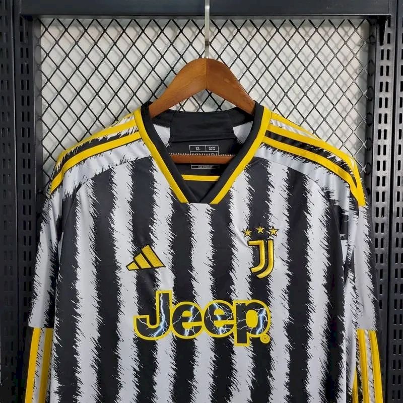 Maillot Homme Juventus 2023/24 Domicile Manches Longues – Image 2