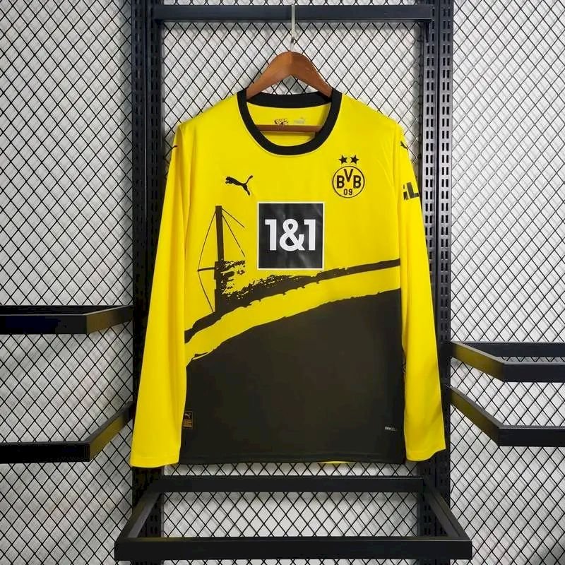 Maillot Homme Borussia Dortmund 2023/24 Domicile Manches Longues