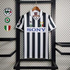 Retro Juventus 1995/96 Home ZIDANE #21 With Patches