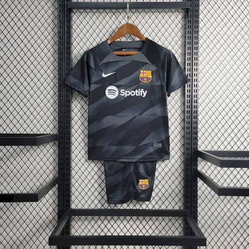 Kit Enfant Barcelona 2023/24 Gardien Kit – Image 3