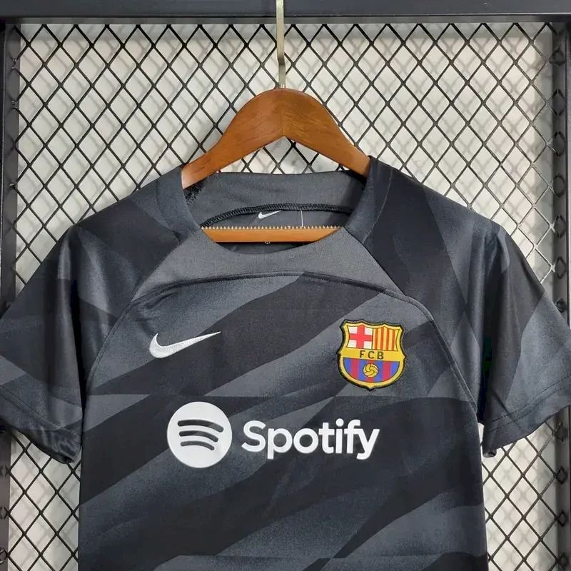 Kit Enfant Barcelona 2023/24 Gardien Kit – Image 2