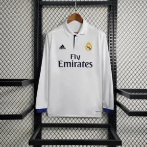 Retro Real Madrid 2016/17 Home Long Sleeve