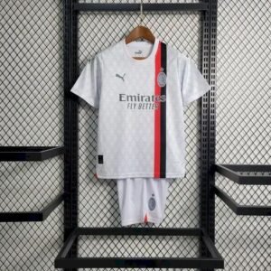 Kit Enfant AC Milan 2023/24 Extérieur