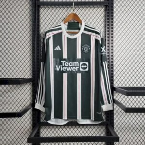 Maillot Homme Manchester United 2023/24 Extérieur Manches Longues