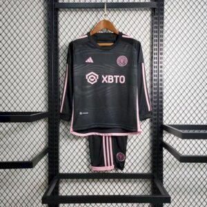 Kit Enfant Inter Miami CF 2023/24 Extérieur Manches Longues Kit