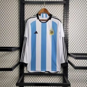 Maillot Homme Argentine 2022/23 Domicile 3-Stars Manches Longues