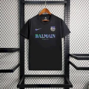Maillot Homme Barcelona 2023/24 Balmain Co-Branded Edition T-shirt