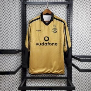 Retro Manchester United 2001/02 Centenary Reversible Away And Third Long Sleeve