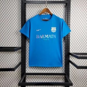 Maillot Homme Barcelona 2024/25 Balmain Co-Branded Edition T-shirt
