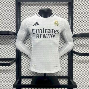 Maillot Homme Real Madrid 2024/25 Domicile Manches Longues Version Joueur