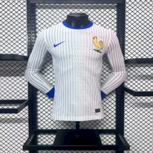 Maillot Homme France 2024/25 Extérieur Manches Longues Version Joueur