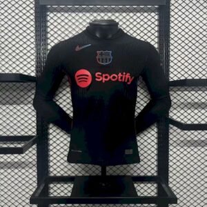 Maillot Homme Barcelona 2024/25 Extérieur Manches Longues Version Joueur