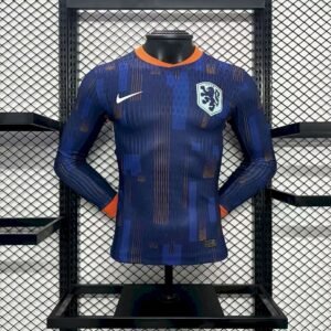 Maillot Homme Pays-Bas 2024/25 Extérieur Manches Longues Version Joueur