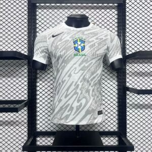 Maillot Homme Brésil 2024/25 White Version Joueur