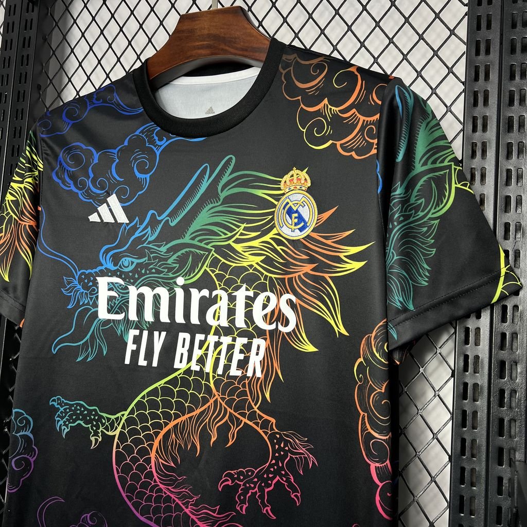 Maillot Homme Real Madrid 2024/25 Black Cailong – Image 3