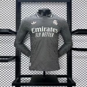 Maillot Homme Real Madrid 2024/25 Third Manches Longues Version Joueur