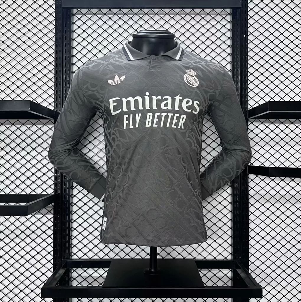 Maillot Homme Real Madrid 2024/25 Third Manches Longues Version Joueur
