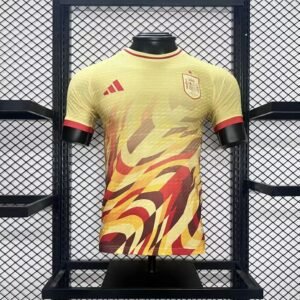 Maillot Homme Espagne 2024/25 Yellow Version Joueur