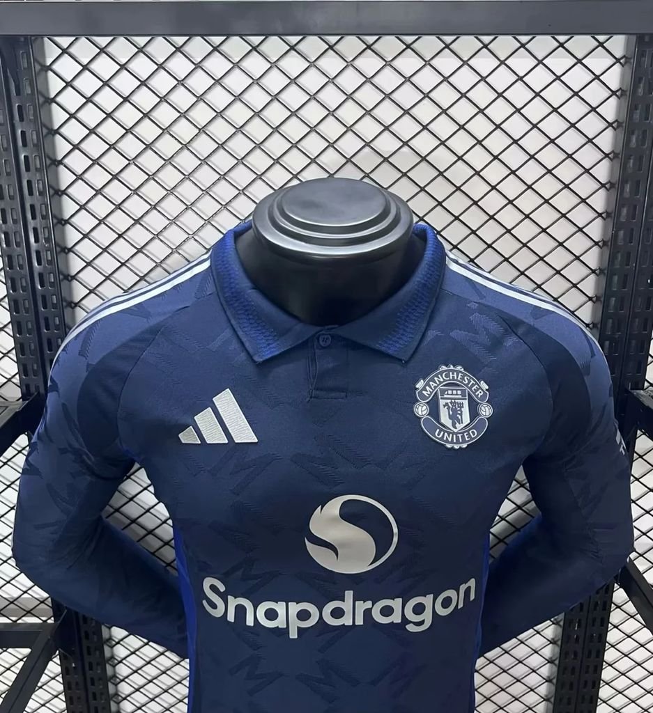 Maillot Homme Manchester United 2024/25 Extérieur Manches Longues Version Joueur – Image 3