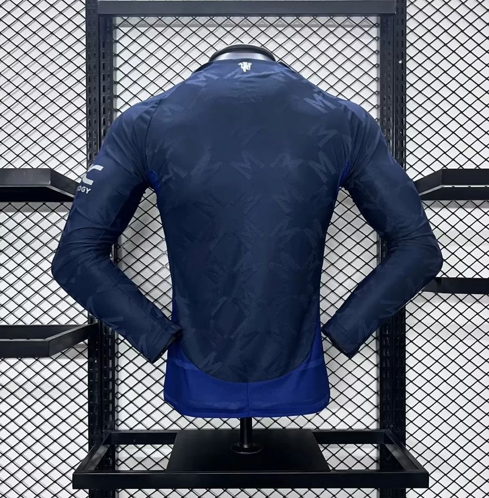 Maillot Homme Manchester United 2024/25 Extérieur Manches Longues Version Joueur – Image 2