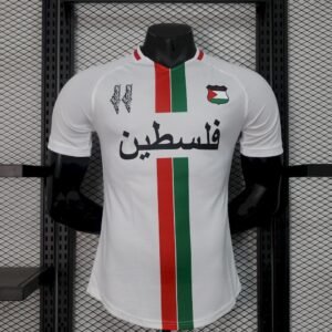 Maillot Homme CD Palestino 2024/25 Hand of God White Version Joueur