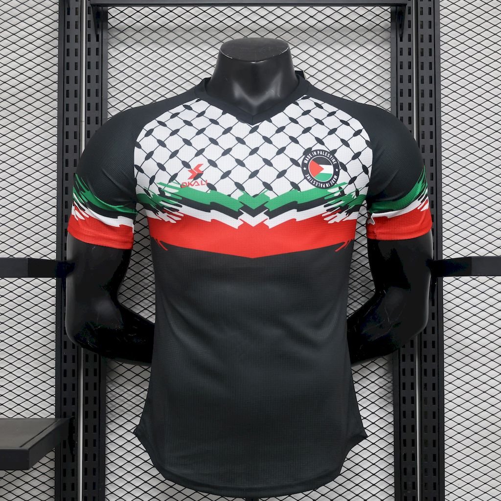 Maillot Homme CD Palestino 2024/25 Maillot DKALI Black Version Joueur