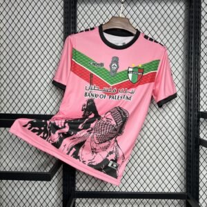 Maillot Homme CD Palestino 2024/25 Pink Graffiti