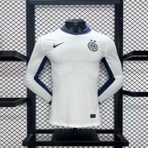 Maillot Homme Inter Milan 2024/25 Extérieur Manches Longues Version Joueur