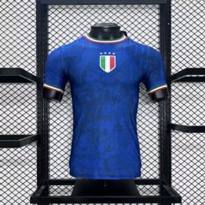 Maillot Homme Italie 2024/25 Blue co-branded version Version Joueur
