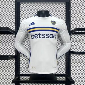 Maillot Homme Boca Juniors 2024/25 Extérieur Manches Longues Version Joueur