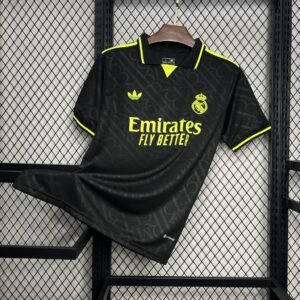 Maillot Homme Real Madrid 2024/25 X BLACK AND NEON UNIQUE