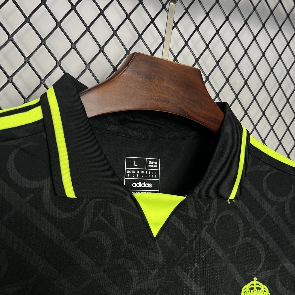 Maillot Homme Real Madrid 2024/25 X BLACK AND NEON UNIQUE – Image 7