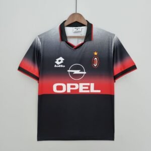 Retro AC Milan 1995/96 Training Suit Black