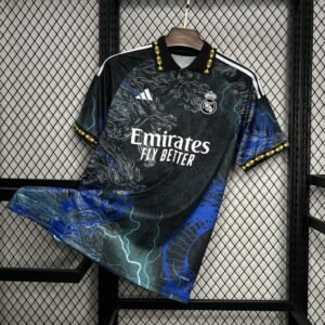 Maillot Homme Real Madrid 2024/25 Black Dragon