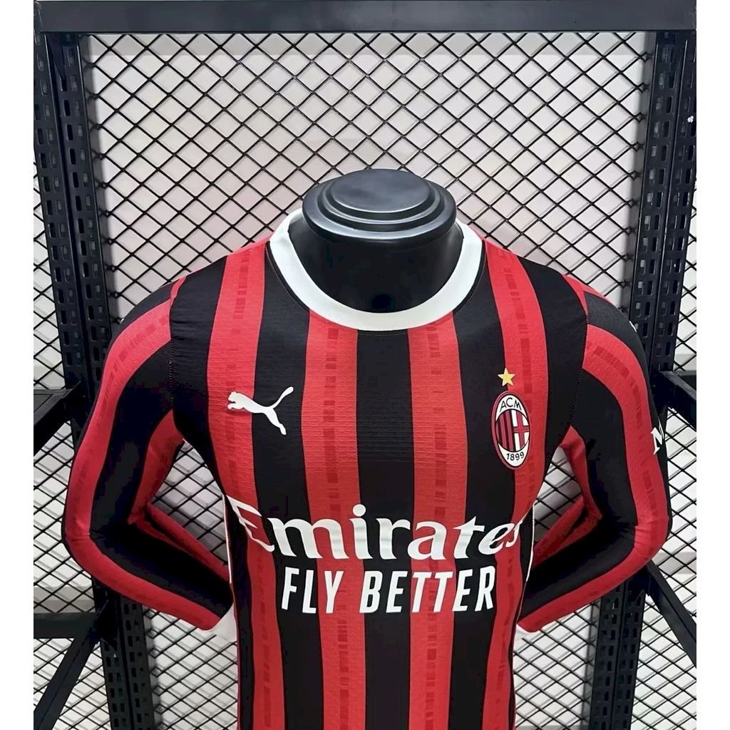 Maillot Homme AC Milan 2024/25 Domicile Manches Longues Version Joueur – Image 3