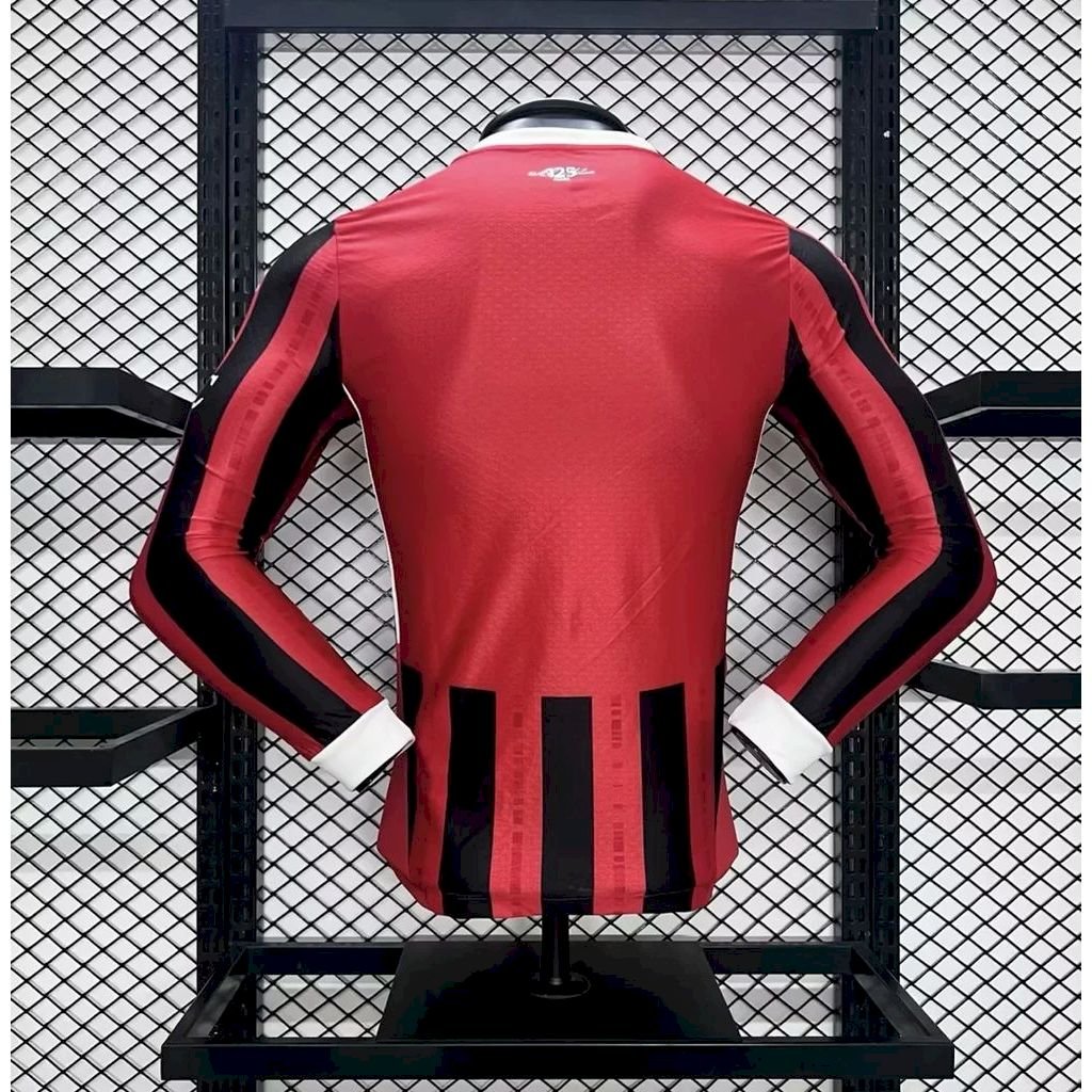 Maillot Homme AC Milan 2024/25 Domicile Manches Longues Version Joueur – Image 2