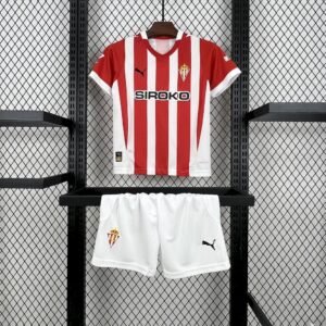 Kit Enfant Sporting de Gijón 2024/25 Domicile