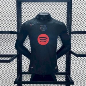 Maillot Homme Barcelona 2024/25 Extérieur Manches Longues Version Joueur