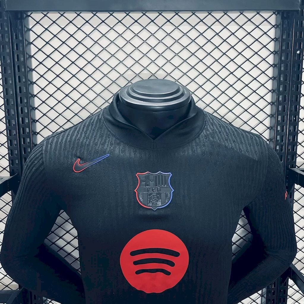 Maillot Homme Barcelona 2024/25 Extérieur Manches Longues Version Joueur – Image 7