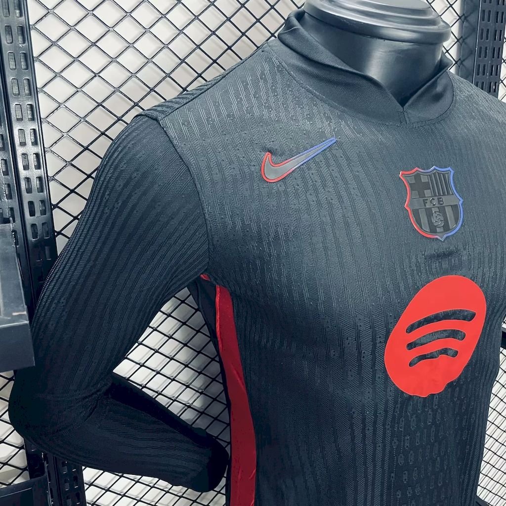 Maillot Homme Barcelona 2024/25 Extérieur Manches Longues Version Joueur – Image 5