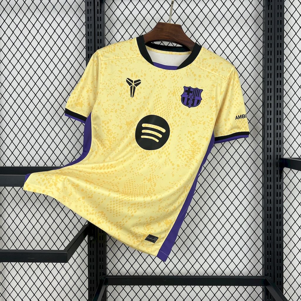 Maillot Homme Barcelona 2025/26 Extérieur Mamba Series Kobe Bryant Joint Edition