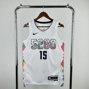 Denver Nuggets 2024/25 City Edition White Color JOKIC#15