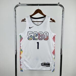 Denver Nuggets 2024/25 City Edition White Color PORTER JR.#1