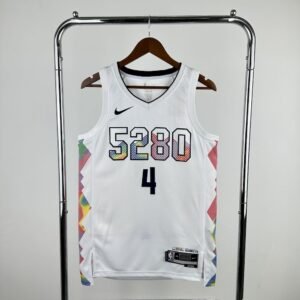 Denver Nuggets 2024/25 City Edition White Color WESTBROOK#4