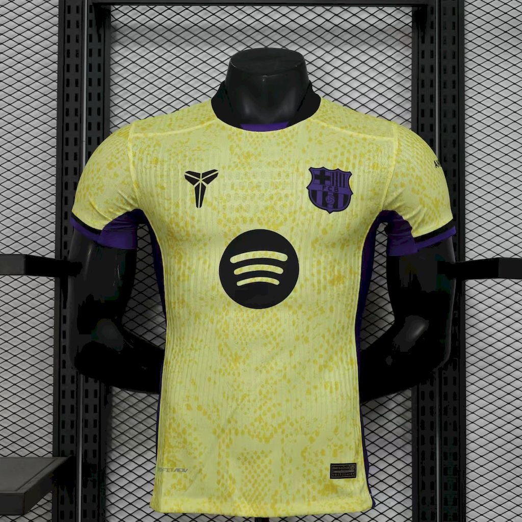 Maillot Homme Barcelona 2025/26 Extérieur Mamba Series Kobe Bryant Joint Edition Version Joueur