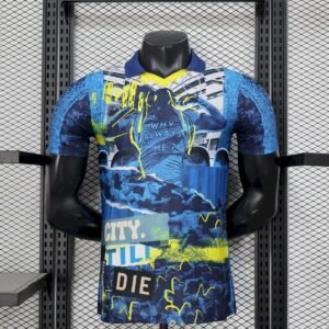 Maillot Homme Manchester City 2025/26 Blue Version Joueur
