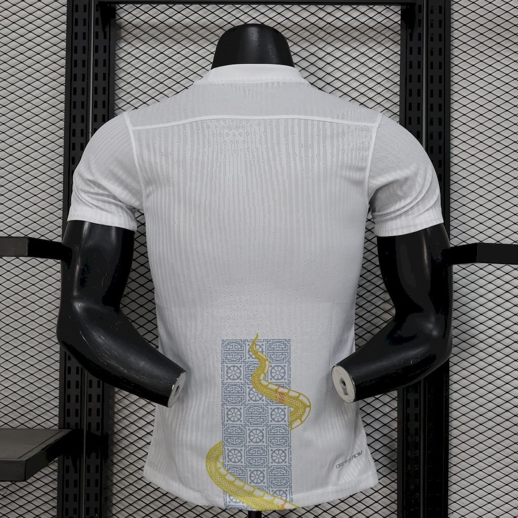 Maillot Homme Tottenham Hotspur 2025/26 White Gold Snake Edition Version Joueur – Image 2