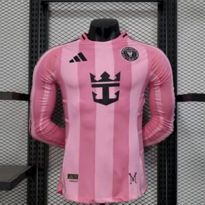 Maillot Homme Inter Miami CF 2025/26 Domicile Manches Longues Version Joueur